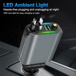 Car-mounted Mobile Phone Charger With Ambient Lighting For Fast Charging. Fixed Price $34.92.