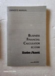 Radio Shack Business Financial Calculator Ec5100 Reference Guidebook Only. Fixed Price $7.99.