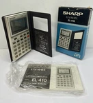 Sharp Elsimate El-410 Clock Calculator Calendar Timer Rare! Mint Nos. Fixed Price $199.99.
