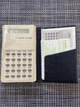 Vintage 80's Canon Calculator Lx-30 Plastic Cover And Instructions. Fixed Price $12.99.