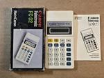 Canon Palmtronic Fc-32 Vintage Calculator Mint In Box W/manual Working Well. Fixed Price $15.00.