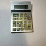 Sharp El-330m 8-digit Twin Power Calculator Solar/battery Lcd Handheld Tested. Fixed Price $12.95.