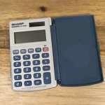 Sharp El-243s Solar Pocket Calculator 8-digit Lcd El243s. Fixed Price $5.59.