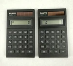 Sanyo Amorton Cx-81 Vintage Pocket Size Solar Calculators Lot Of 2 Tested & Work. Fixed Price $26.68.