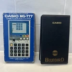 Casio Mg-777 Calculator With Time And Game In Box Datsun Promo. Fixed Price $166.73.