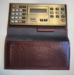Royal Lcb 841 Vintage Checkbook Calculator With Leather Case Untested. Fixed Price $20.00.