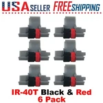 Ir-40t Black And Red X 6 Pack Calculator Ink Rollers Cp13 Nr42 Ir40t Sharp Casio. Fixed Price $9.99.