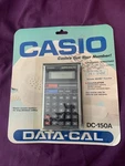 Casio Dc-150a Data-cal Calculator Personal Directory Numbers Nos Open Box. Fixed Price $10.00.