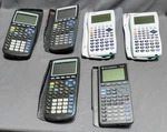 Lot Of 6 Graphing Calculator 4 Working Ti-83 Plus , 2 Casio Fx-9750g ++. Fixed Price $45.00.