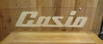 Vintage Casio Plexiglass Dealer Sign - Calculator Digital Watch Synthesizer. Fixed Price $25.46.