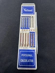 Vintage Valiant Personal Calculator Metal With Stylus Mechanical. Fixed Price $14.49.