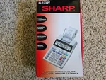 Sharp El1750v 12 Digit 2 Color Portable Printing Calculator (2025). Fixed Price $30.00.