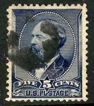Sc #216 Star Fancy Cancel Banknote 5 Cent 1888 Us 8f35. Fixed Price $9.99.