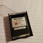 Sharp Pocket Computer Data Card Ce 501a Graphics Development 31010407 Japan 1983. Fixed Price $80.00.