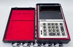 Vintage Sanyo Calculator Icc-82d With Case Untested For Parts. Fixed Price $229.00.