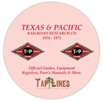 Texas & Pacific Rr Official Guides, Equipment Registers Poors - Pdfs On Cd. Fixed Price $14.00.