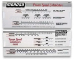 Moroso 89650 Power-speed Calculator Slide Rule - Hp, 1/4 Mile Mph/et & More!. Fixed Price $32.99.