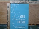 Sears Roebuck Coldspot Freezer Owners Manual 1960. Fixed Price $9.99.