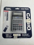 New Casio Fx-250h Fraction Calculator 1990s Working W/ Case Cover Solar Powered. Fixed Price $35.00.