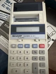 Sharp El-1611p Printing Calculator. Fixed Price $29.99.