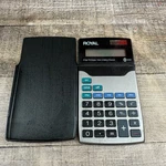 Royal Calculator Digital Tilt Display Solar & Battery Powered Dc550 Works. Fixed Price $9.95.