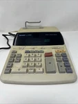 Sharp Electronic Calculator El-2192r - 12 Digit, 2 Color Printer Tested. Fixed Price $24.95.