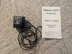 Rare Vintage Sears 12pp Portable Calculator Instruction Manual Ac Adapter Tested. Fixed Price $19.99.