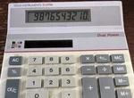 Texas Instruments Ti-1796 Dual Power Calculator (solar Works, Needs New Battery). Fixed Price $2.99.