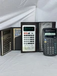 (3) Vintage Calculators Texas Instruments (ba-35) & (ti-36x), Unisonic (cb-14). Fixed Price $12.61.