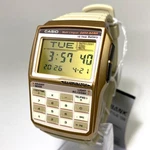 Casio Watch Data Bank Dbc 32 Resin Calculator Db Gold Ivory Authentic From Japan. Fixed Price $146.06.