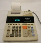 Sharp El-1192c 10 Digit Electronic Printing Calculator Tax Function Sales. Fixed Price $19.95.