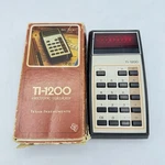 Vintage Texas Instruments Ti-1200 Calculator With Box Tested *read*. Fixed Price $24.86.