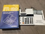 Casio Fr-100 Calculator Box Power Adapter Manual Retro Vintage 80s Working!. Fixed Price $24.95.