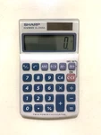 Sharp Calculator Elsi Mate El-240sa Twin Power Solar Powered Desktop Vgc. Fixed Price $14.30.