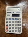 Radio Shack Solar Powered Calculator - Model Ec-432. Fixed Price $8.49.