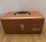 Vtg Sears Roebuck & Co Copper Metal Fishing Tackle Box - Vintage Very Nice. Fixed Price $64.99.