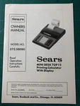 Sears Mini Desktop 12 Printing Calculator Owners Manual 272.58090 Vintage. Fixed Price $7.99.