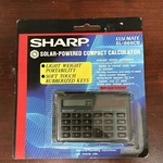Sharp Solar-powered Calculator Vintage El869cb Brand New Sealed. Fixed Price $25.00.