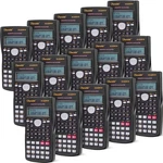 Scientific Calculator 2 Line Engineering Math Large Display 10 Pack Flutesan. Fixed Price $45.85.