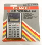 Vintage Elsimate El-326sb Sharp Solar-powered Wallet Size New In Box!. Fixed Price $42.00.