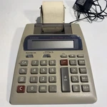 Casio Hr-150lc 2-color Print Desktop Calculator Adapter Power Cord Tested Works. Fixed Price $25.00.