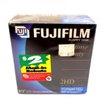 Fuji Film Mf2hd 3.5" Floppy Diskette Ibm Formatted New Sealed Box - 10 Diskettes. Fixed Price $19.00.