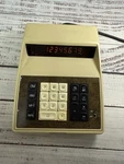 Vintage Corvus Electronic Calculator Model 307 With Amber Neon Display. Fixed Price $44.99.