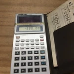 Vtg Sharp El-510a Solar Battery Scientific Calculator W/case & Manual 5.5"x2.5". Fixed Price $12.99.