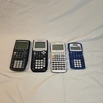 Lot Of 4 Graphing Calculators Ti-83 Ti-84 Casio Fx-9750gii Ti-30xiis Tested. Fixed Price $44.87.