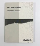Casio Sf-4300a/sf-4600 Operation Manual. Fixed Price $10.44.