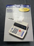 Sharp El-1192g 10 Digit Printing Desk Calculator Gt Function Vintage-open Box. Fixed Price $67.50.