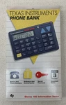 Vintage Texas Instruments Ti-2400 Phone Bank Pocket Calendar Great Gag Gift. Fixed Price $24.97.