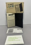 Vintage 80 S Canon Lx-30 Calculator Complete In Box With Paperwork. Fixed Price $14.99.