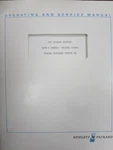 Hp Dc Power Supply Mpb-5 Series, Model 6285a Operating And Service Manual. Fixed Price $20.00.